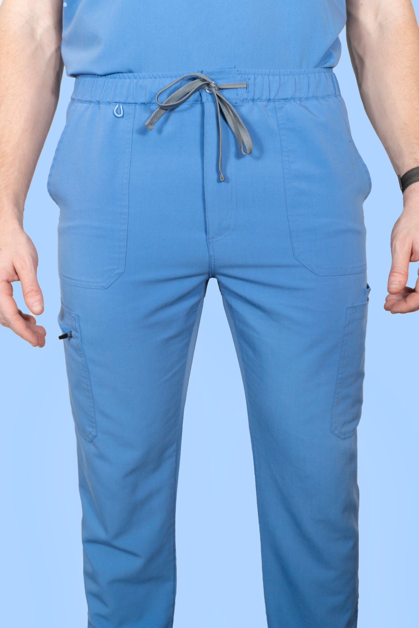 EclecticSurge Blue Men's Scrub Pants
