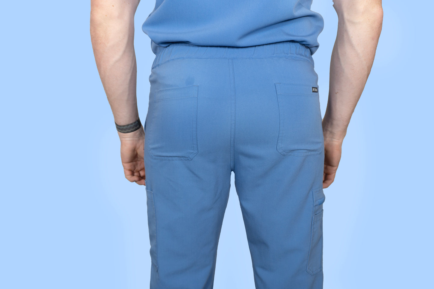 EclecticSurge Blue Men's Scrub Pants