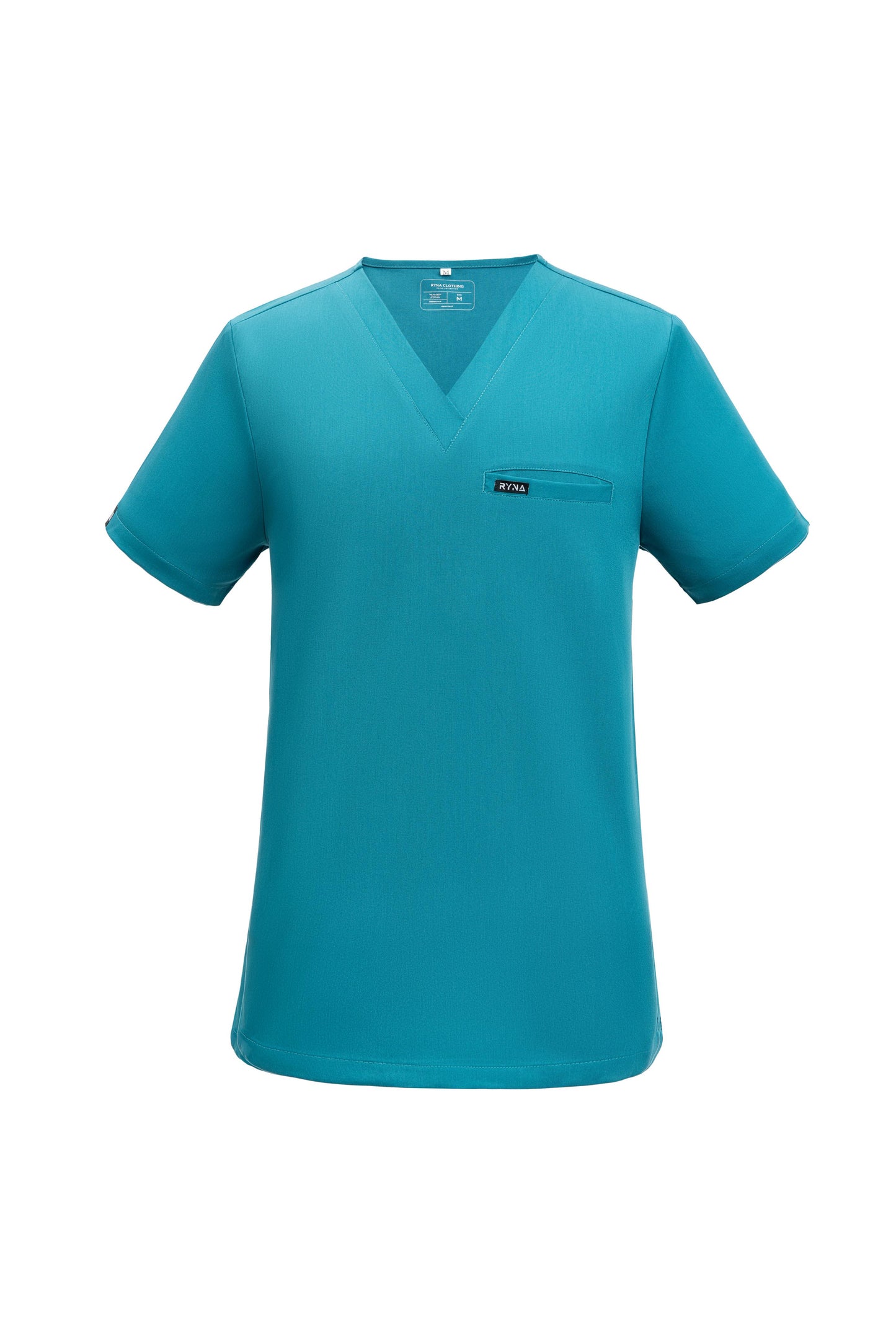 EasternRun Teal Men's Scrub Top